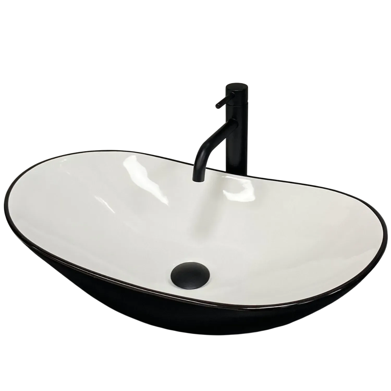 VBI-011513 Умывальник накладной VBI Turin 600х360 овальный