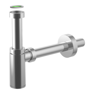 Сифон для раковины Imprese i-SEW 1 1/4" пластик, хром (d12600101S)