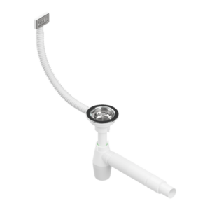 Сифон для мойки Imprese 1 1/2" пластик, белый (d12700111K)