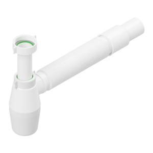 Сифон для раковины Imprese 1 1/2" пластик, белый (d12601311S)