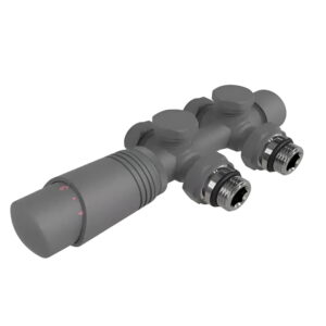 Термостатический комплект (бинокль) ARTTIDESIGN 1/2″ НН универсальный, серый матовый