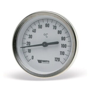 Термометр аксиальный Watts 1/2" биметалический, оцинкованная сталь (10006504)