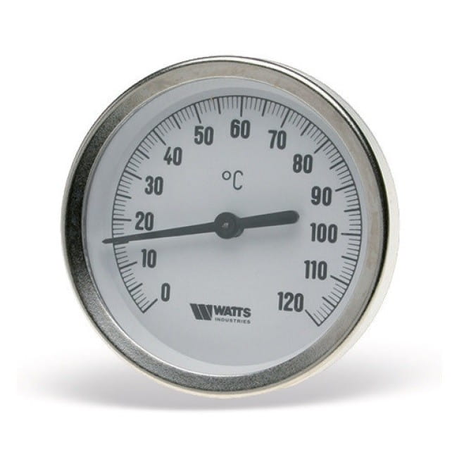 AKV-10006504_0 Термометр аксиальный Watts 1/2" биметалический, оцинкованная сталь (10006504)