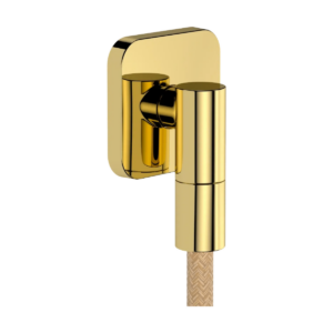 Шланговое подсоединение для душа Hansgrohe FixFit Fine Q, золотой (28884990)