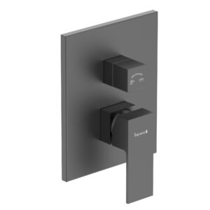 Смеситель скрытого монтажа Imprese Judit для душа, черный матовый (f04610810AA)