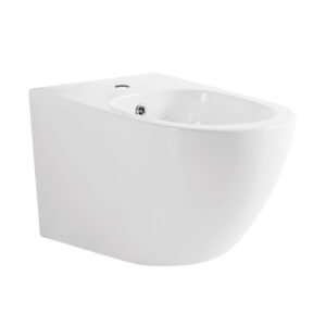 Биде подвесное Imprese Oslava 360х520 полукруглое, без сиденья, белое (c05207103)