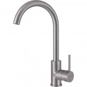 Кухонный смеситель Rubineta Axe 33 ST однорычажный, сталь
