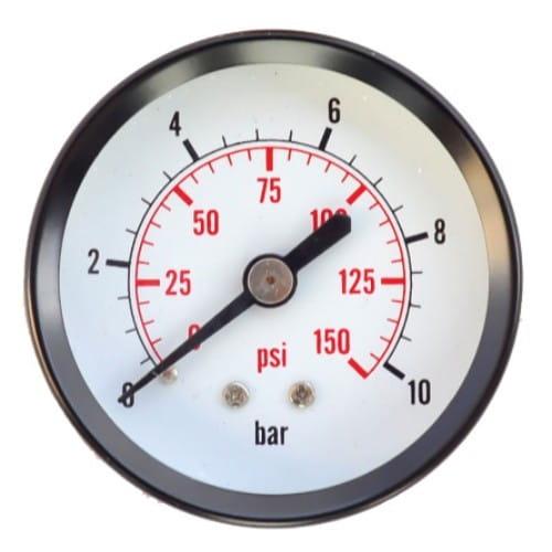 EA-112011 Манометр аксиальный Euroaqua 1/4" 10 бар 50мм