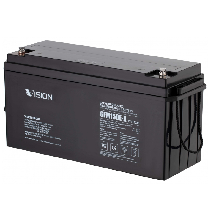 ERC-6FM150E-X Аккумулятор Vision FM 12V 150Ah мультигелевый