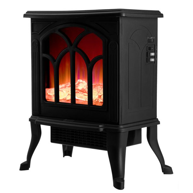 ERC-90-110 Электрокамин Neo Tools 1500 Вт 30 м2 декоративный, черный (90-110)