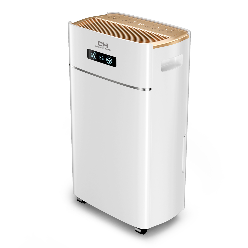 ERC-CH-D014WD8-30LDWF Осушитель воздуха Cooper&Hunter CH-D014WD8-30LDWF 480Вт 80м2 30л/сут напольный, белый (WI-Fi) (CH-D014WD8-30LDWF)