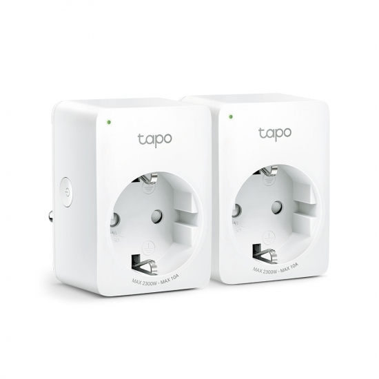 ERC-TAPO-P100-2-PACK Умная розетка TP-Link Tapo P100 внешняя, 2шт в комплекте, белая (Wi-Fi, Bluetooth )