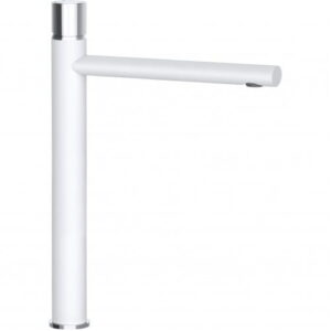 Смеситель для умывальника Rubineta Etna 18 D WT однорычажный, латунь, белый матовый