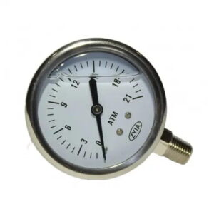 Манометр радиальный Pallas глицериновый 1/4" 21 бар 63мм (mert63421)