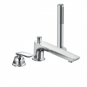 Смеситель для ванны Kludi Bakance однорычажный, на три отверстия, хром (524470575)