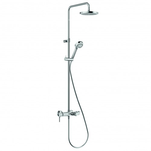 GRM-32727-01 Душевая система Kludi Logo Neo Dual Shower System с регулировкой штанги, латунь, хром (680830500)