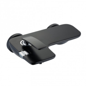 Смеситель для ванны Kludi Bakance однорычажный, с полкой, черный матовый (524458775)