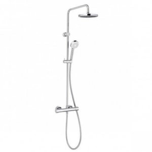 Душевая система Kludi Logo Neo Dual Shower System с термостатом, латунь, хром (680940500)