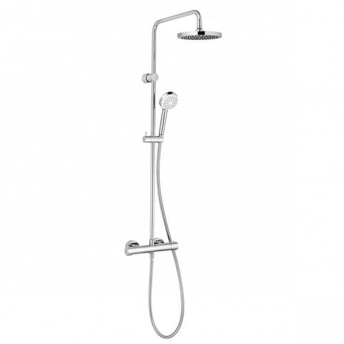 GRM-38051-01 Душевая система Kludi Logo Neo Dual Shower System с термостатом, латунь, хром (680940500)