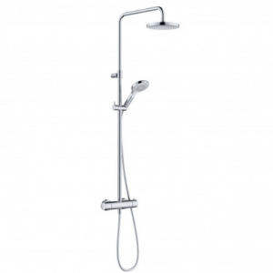 Душевая система Kludi Dive X Dual Shower System с термостатом, латунь, хром (690790500)