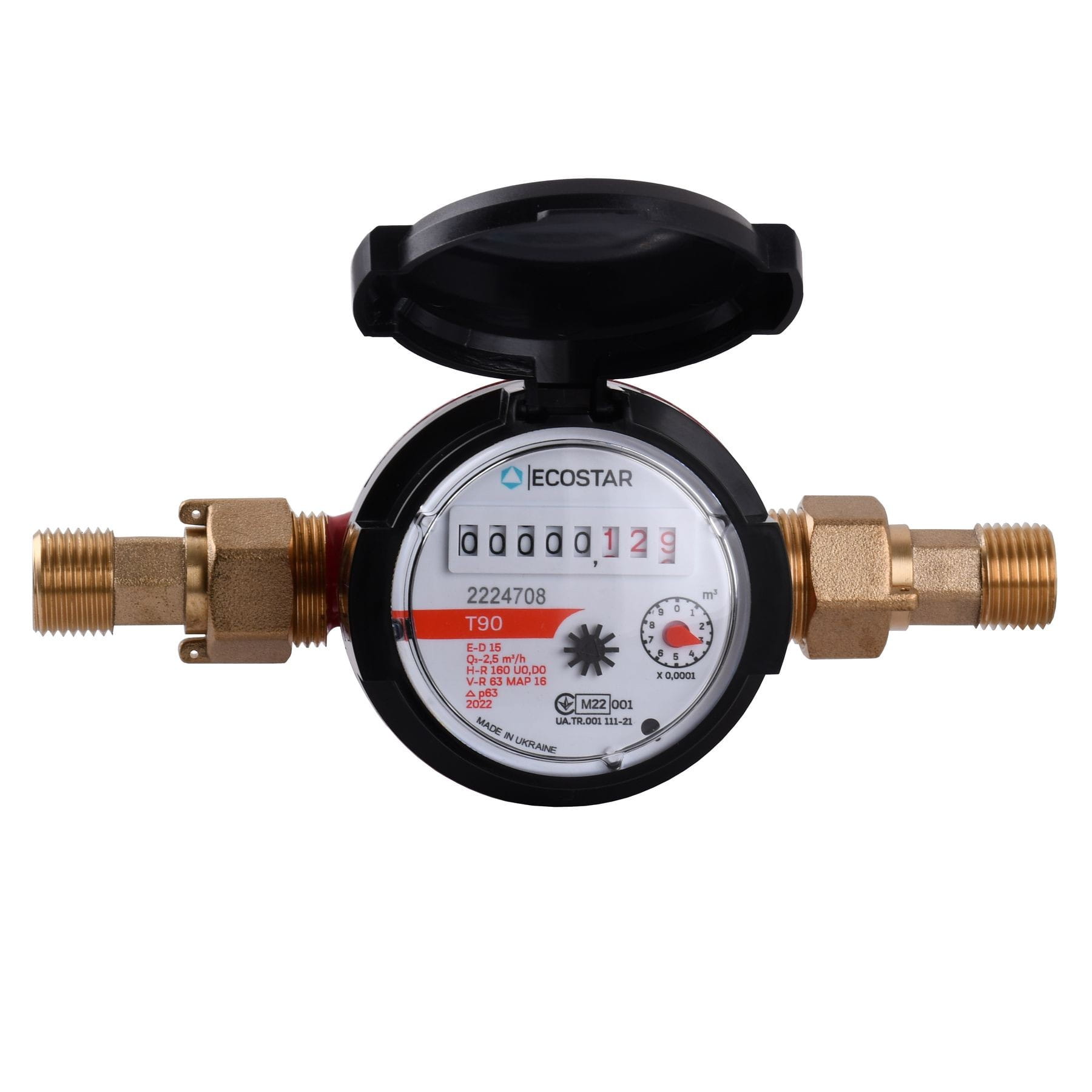 GSR-000022844_0 Счетчик для горячей воды Ecostar E-D R160 1/2"