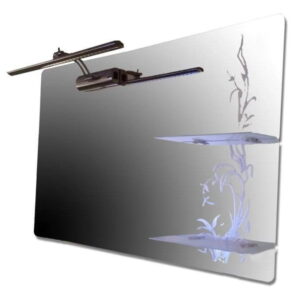 Зеркало для ванной комнаты HGlass IHM 6010 L 600х1000, прямоугольное, с антизапотеванием + LED подсветка