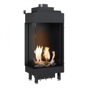 Газовый камин Kratki LEO 45/68 L LPG 5,7 кВт сталь