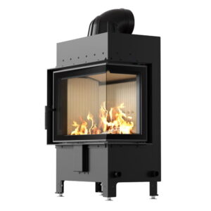 Камин на дровах Kratki Lucy P 12 кВт сталь