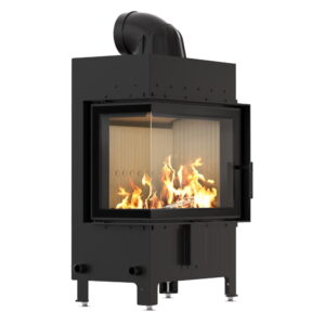 Камин на дровах Kratki Lucy L 12 кВт сталь
