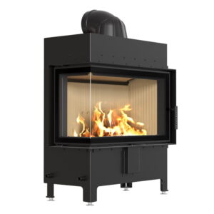 Камин на дровах Kratki Lucy L 14 кВт сталь