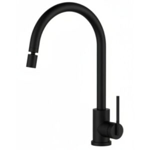 Смеситель для кухни Nett EB-22 однорычажный, черный матовый