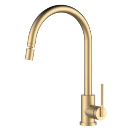 NET-033150 Смеситель для кухни Nett EG-22 однорычажный, золото матовое