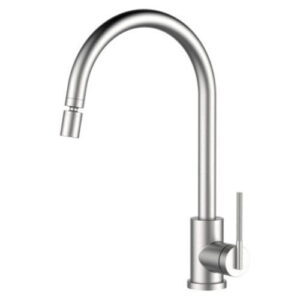 Смеситель для кухни Nett ES-22 однорычажный, нержавеющая сталь