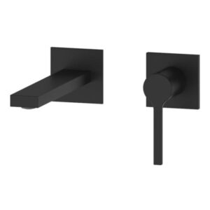 Смеситель для умывальника Nett QB-22 скрытого монтажа, нержавеющая сталь, черный матовый