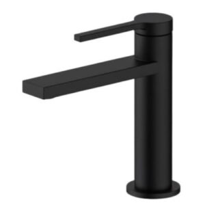 Смеситель для умывальника Nett VB-22 однорычажный, нержавеющая сталь, черный матовый