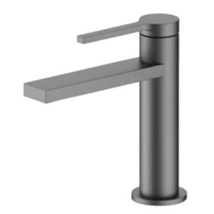 Смеситель для умывальника Nett VGr-22 однорычажный, нержавеющая сталь, графит