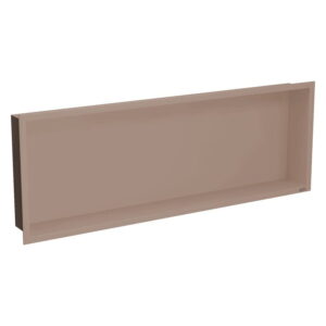 Полка в ванную Nett YBr-70 встроенная, нержавеющая сталь, бронзовая