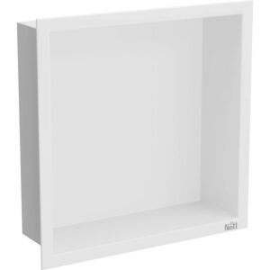 Полка в ванную Nett YW-29 встроенная, нержавеющая сталь, белая