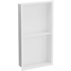 Полка в ванную Nett YW-60 встроенная, нержавеющая сталь, черная