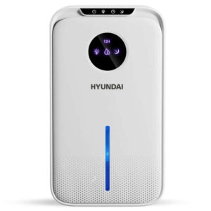 Осушитель воздуха Hyundai HDSH001UA 40 Вт 25м2 0,35л/сут напольный, белый (0105010007-100446504)