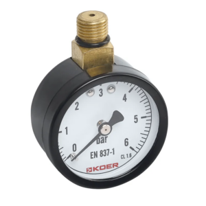 Манометр радиальный Koer KM.630R 1/4" 6 бар 50мм (KR4762)