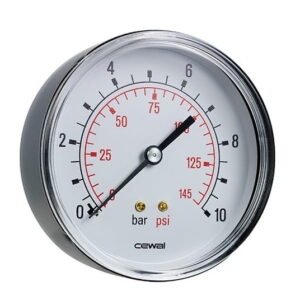 Манометр аксиальный Cewal M 100 PP 1/2" 16 бар 100мм (91419411)