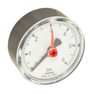 Манометр аксиальный Cewal M 63 PP IR 1/4" 4 бар 63мм с индикатором (91469216)
