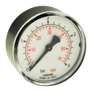 Манометр аксиальный Cewal M 63 PP 1/4" 6 бар 63м (91469311)