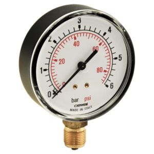 Манометр радиальный Cewal M 80 RP 3/8" 6 бар 80мм (91483310)