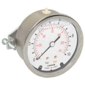 Манометр аксиальный Cewal MG 50 PA глицериновый 1/4" 2,5 бар 50мм (91495004)
