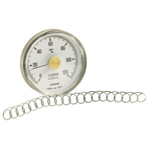 Термометр аксиальный Cewal BRC 63 1/4" биметалический, нержавеющая сталь (91616000)