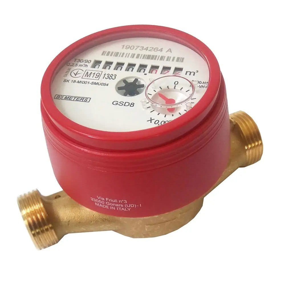 RS-53451_0 Счетчик для горячей воды B-Meters GSD8 1/2"
