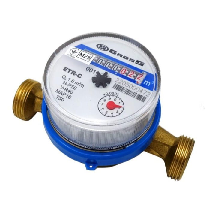 RS-GROSS ETR-C(H) Х_0 Счетчик для холодной воды Gross ETR-C(H) 1/2"
