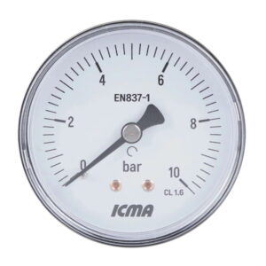 Манометр аксиальный Icma 1/4" 10 бар 63мм (91243AB10)